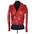 Autre Marque Saint Laurent Red Leather Jacket