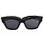 Jil Sander x Oliver Peoples Black Plastic Sunglasses