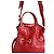 Sac à bandoulière Lancel en cuir rouge - vue 3