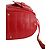 Sac à bandoulière Lancel en cuir rouge - vue 4