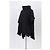 Poncho Chloé de lana negro - vista 2