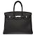 Hermès mala HERMES Birkin 35 em Couro Preto - 103996