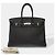 Hermès mala HERMES Birkin 35 em Couro Preto - 103996 - vista 2