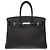 Hermès mala HERMES Birkin 35 em Couro Preto - 103996 - vista 3