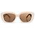 Céline Celine, Beige triomphe sunglasses in ivory - view 2
