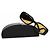 Prada, occhiali da sole SPR 17W-F con stampa marmo Nero Giallo - vista 3