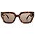 Isabel Marant, óculos de sol oversized castanhos Marrom
