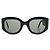Autre Marque Emmanuelle khahn, oversized black sunglasses - view 2