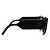 Autre Marque Emmanuelle khahn, oversized black sunglasses - view 6