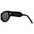 Autre Marque Emmanuelle khahn, oversized black sunglasses - view 8