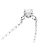 Autre Marque Collier Vendome Aoyama en or blanc 18K et diamants Argenté - vue 6