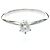 Autre Marque Tiffany Solitär Diamant Ring Silber
