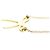 Autre Marque Collana Tiffany Bow in oro 18K D'oro - vista 3