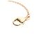 Autre Marque Collar Llave Tiffany Knot en oro rosa con zafiro Dorado - vista 10