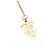 Autre Marque Collar Llave Tiffany Knot en oro rosa con zafiro Dorado - vista 11