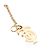 Autre Marque Collar Llave Tiffany Knot en oro rosa con zafiro Dorado - vista 12