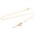Autre Marque Collar Llave Tiffany Knot en oro rosa con zafiro Dorado - vista 13