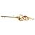 Autre Marque Collar Llave Tiffany Knot en oro rosa con zafiro Dorado - vista 3