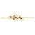 Autre Marque Collar Llave Tiffany Knot en oro rosa con zafiro Dorado - vista 5