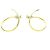 Pendientes de aro Tasaki Afine en oro amarillo de 18K con perla Dorado - vista 4