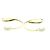 Pendientes de aro Tasaki Afine en oro amarillo de 18K con perla Dorado - vista 6
