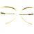 Pendientes de aro Tasaki Afine en oro amarillo de 18K con perla Dorado - vista 8