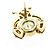Broche Chopard Ladybug en or jaune avec accent rubis Doré - vue 11