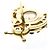 Broche Chopard Ladybug en or jaune avec accent rubis Doré - vue 12