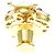Broche Chopard Ladybug en or jaune avec accent rubis Doré - vue 4