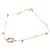 Bracciale con charm Interlocking Gucci in oro giallo 18K D'oro