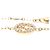 Bracciale con charm Interlocking Gucci in oro giallo 18K D'oro - vista 3