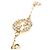 Bracciale con charm Interlocking Gucci in oro giallo 18K D'oro - vista 4