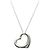 Autre Marque Tiffany Open Heart Halskette mit Diamanten Silber - Ansicht 2