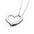 Autre Marque Tiffany Open Heart Halskette mit Diamanten Silber - Ansicht 8