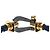 Pulsera Fred Force 10 Long Sleeve Half Diamond Negro Dorado - vista 6