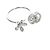Bague Gucci Flora en or blanc 18K avec diamants Argenté - vue 12