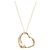 Autre Marque Collar Tiffany Open Heart en oro rosa Dorado