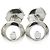 Pendientes Chopard Happy Diamonds Diamond Plata