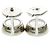 Pendientes Chopard Happy Diamonds Diamond Plata - vista 2