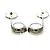 Pendientes Chopard Happy Diamonds Diamond Plata - vista 5