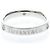 Autre Marque Bague Tiffany Flat Band avec 3 diamants Argenté - vue 8