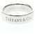 Autre Marque Anello Tiffany Flat Band in platino Argento
