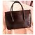 Borsa Longchamp Le Roseau Pelle Nera Nero - vista 2