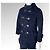 Burberry navy blue wool duffle coat - view 3