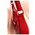 Mala Longchamp Le Roseau em couro vermelho efeito croco - vista 11
