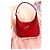 Mala Longchamp Le Roseau em couro vermelho efeito croco - vista 2