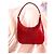 Mala Longchamp Le Roseau em couro vermelho efeito croco - vista 4
