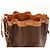 Céline Bolso Bucket Celine Monogram Castaño Monograma - vista 6