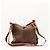 Céline Bolso de hombro Celine Monogram Castaño Monograma - vista 3