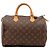 Bolso de mano Louis Vuitton Speedy 30 Monogram Canvas Castaño Monograma